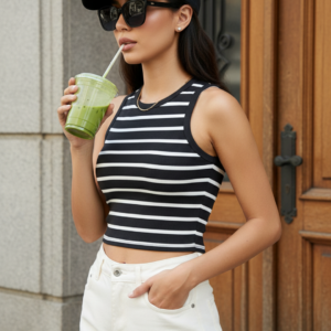 Ribbed Crop Top